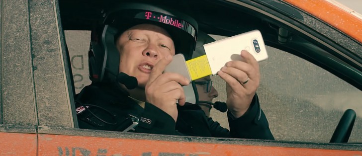 Δείτε το unboxing του LG G5 μέσα σε ένα rally car!