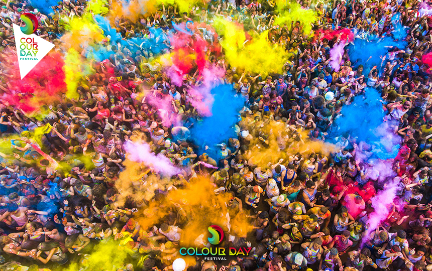 Το μεγαλύτερο χρωματιστό φεστιβάλ της Ελλάδας Colour Day Festival