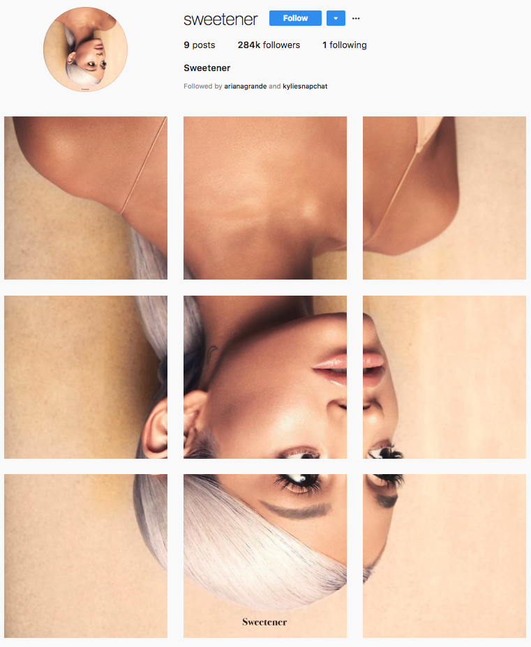 εξώφυλλο του νέου άλμπουμ της Ariana Grande