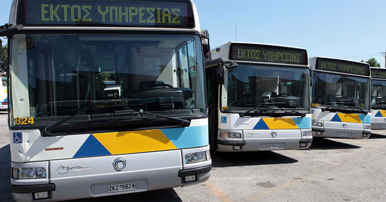 Νέες απεργίες στα λεωφορεία την Τρίτη 19 και Πέμπτη 21 Ιουνίου