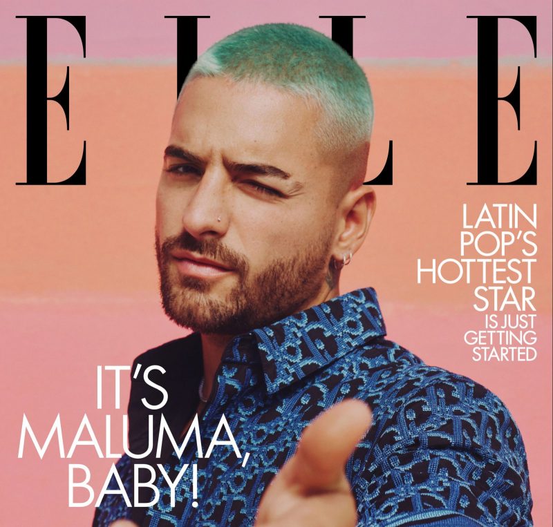 Maluma 1ος άνδρας στο εξώφυλλο της ιστορίας Elle